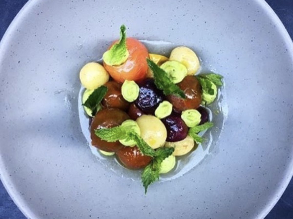 Vegetable-forward course